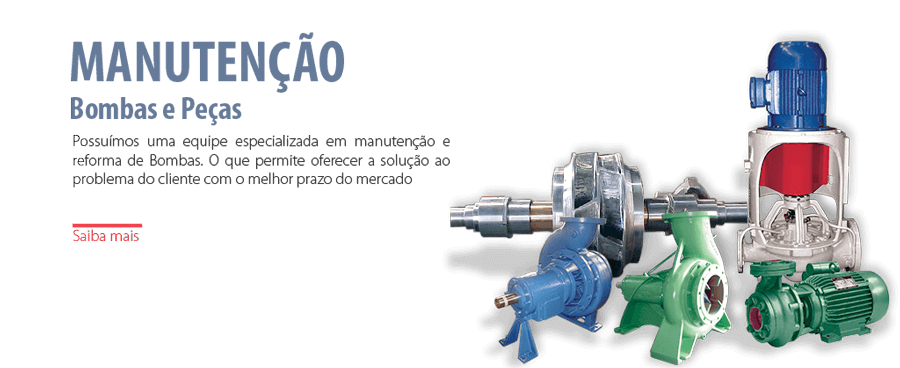 Manutenção em Peças e Bombas Centrífugas